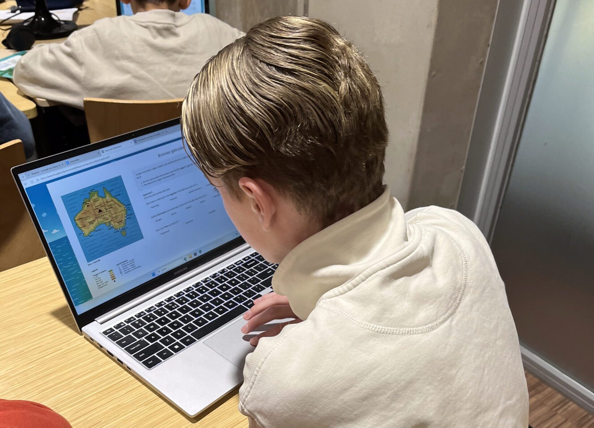 Leerlingen werken met Klaar voor Middelbaar